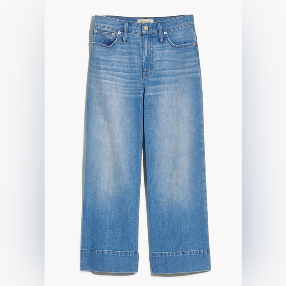 Madewell Wide Leg crop Jeans - Picture 3 of 6
